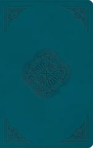 ESV Thinline Bible (TruTone, Deep Teal, Rotunda Design)