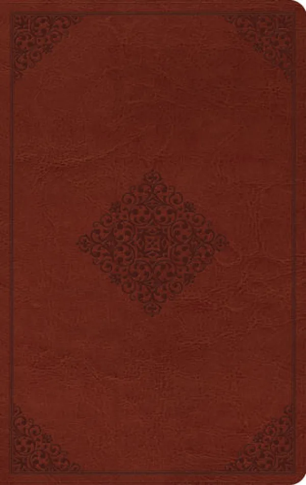 ESV Large Print Value Thinline Bible (TruTone, Tan, Ornament Design)
