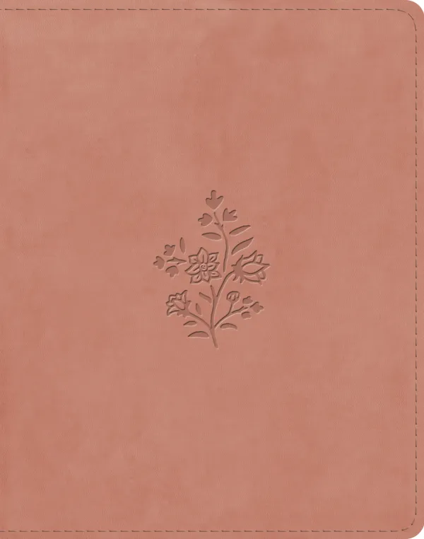 ESV Single Column Journaling Bible (TruTone, Blush Rose, Wildflower Design)
