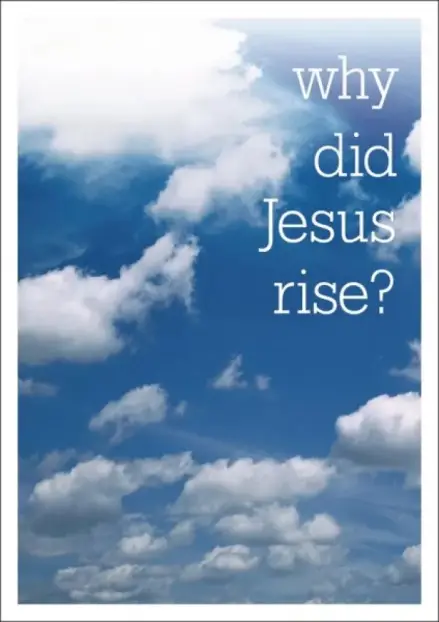 Why Did Jesus Rise? (Access for All) (Tract)