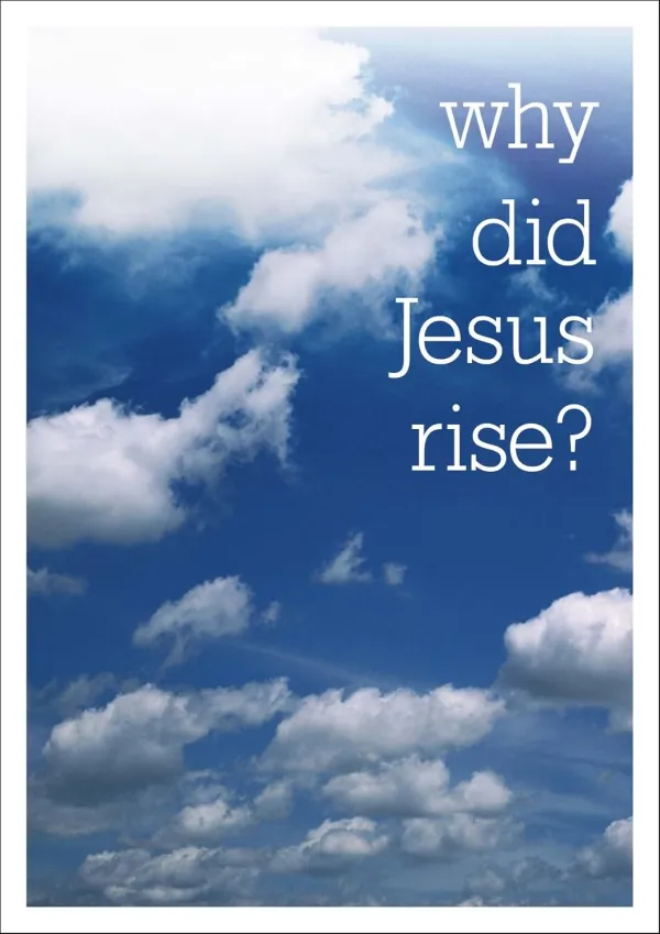 Why Did Jesus Rise? (Track 25 pack)