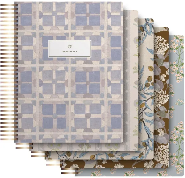 ESV Spiral-Bound Journaling Bible, Five-Volume Set