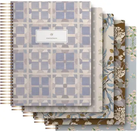 ESV Spiral-Bound Journaling Bible, Five-Volume Set