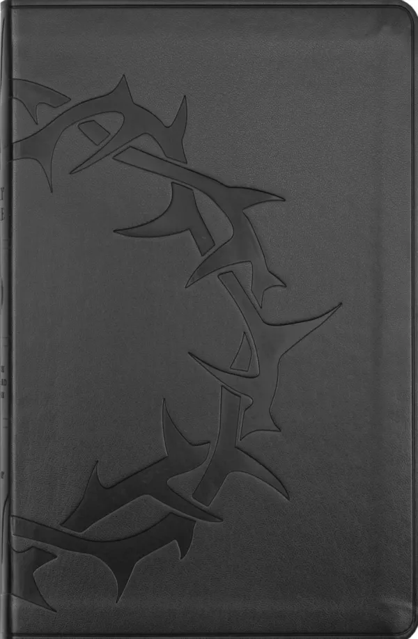 ESV Premium Gift Bible, TruTone, Charcoal, Crown Design